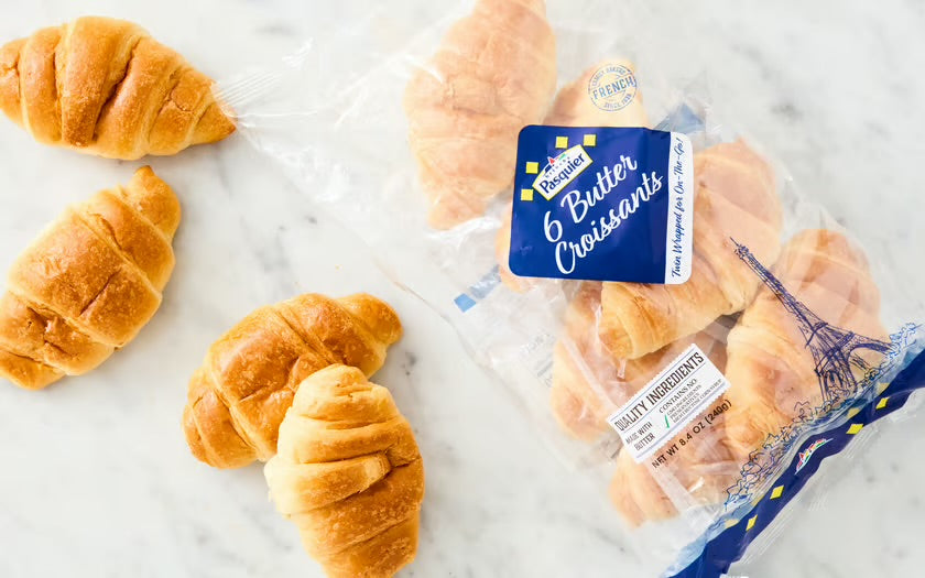 Brioche Pasquier Authentic French Butter Croissants — 8.5 oz, Pack of 2