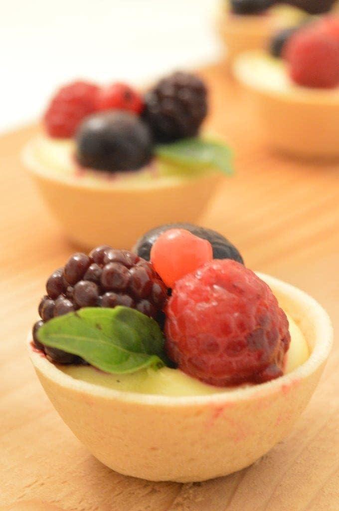 Croc'In Belgian Black Mini Tart Shells – Vegan Edible Cups, 60/Case