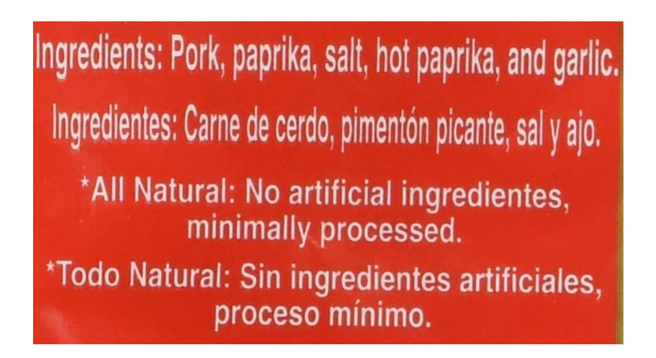 Chorizo Palacios Spanish Hot Picante by Palacios, Imported from Spain, 7.9 oz