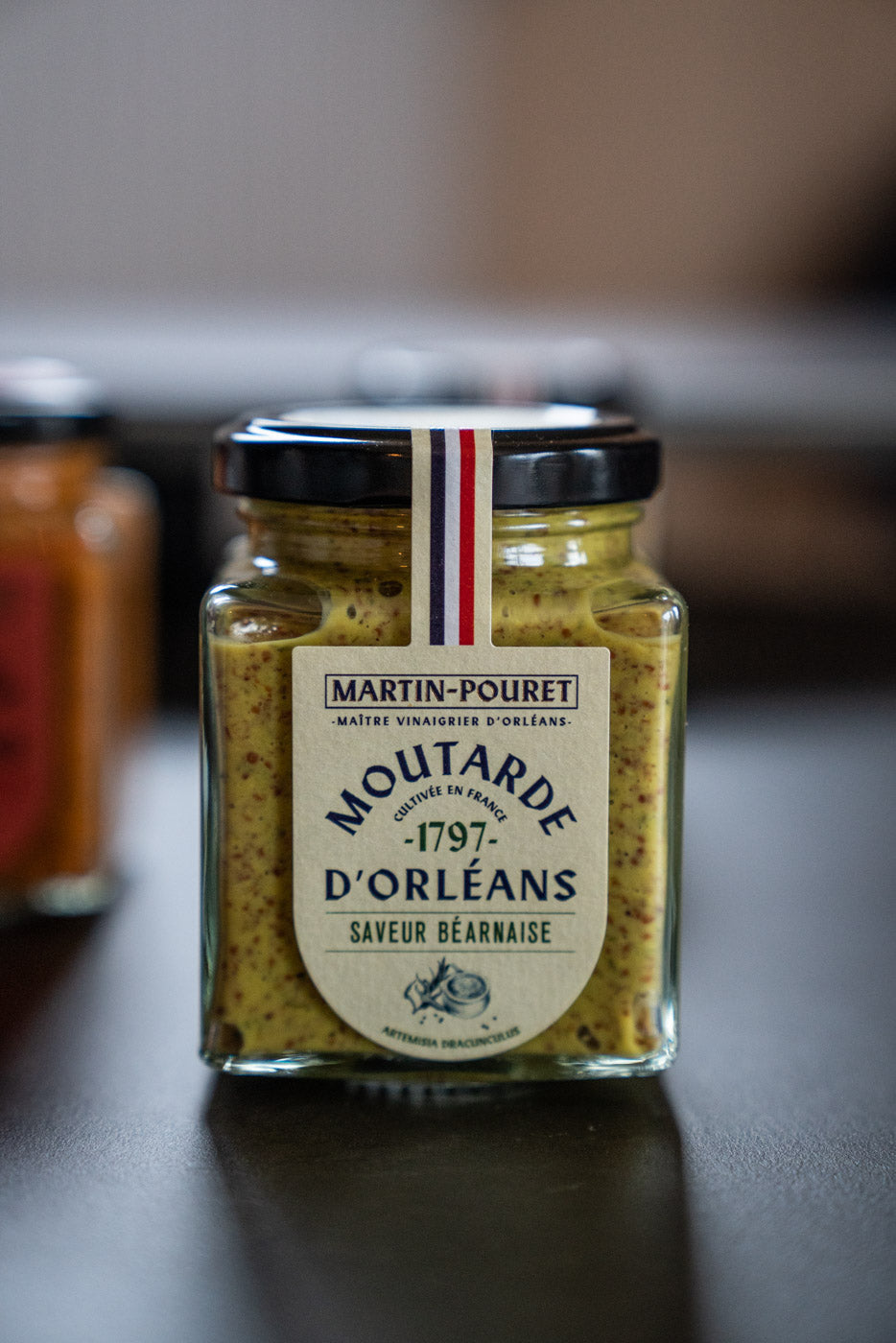 Orléans Béarnaise Mustard, Martin Pouret, 200 g - Pack of 2