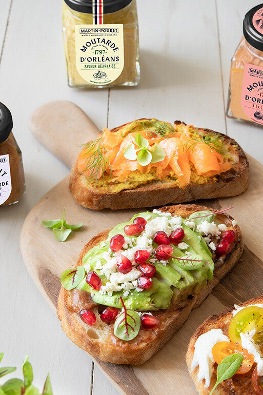 Orléans Béarnaise Mustard, Martin Pouret, 200 g - Pack of 2