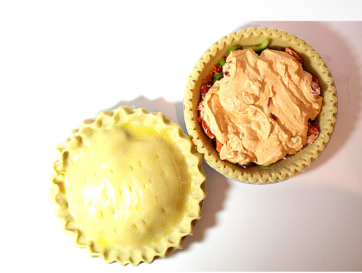 Gourmet Lobster Pot Pies - 6” each - Pack of 2