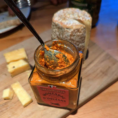 Orléans Espelette Pepper PDO Mustard, Martin Pouret, 200 g - Pack of 2