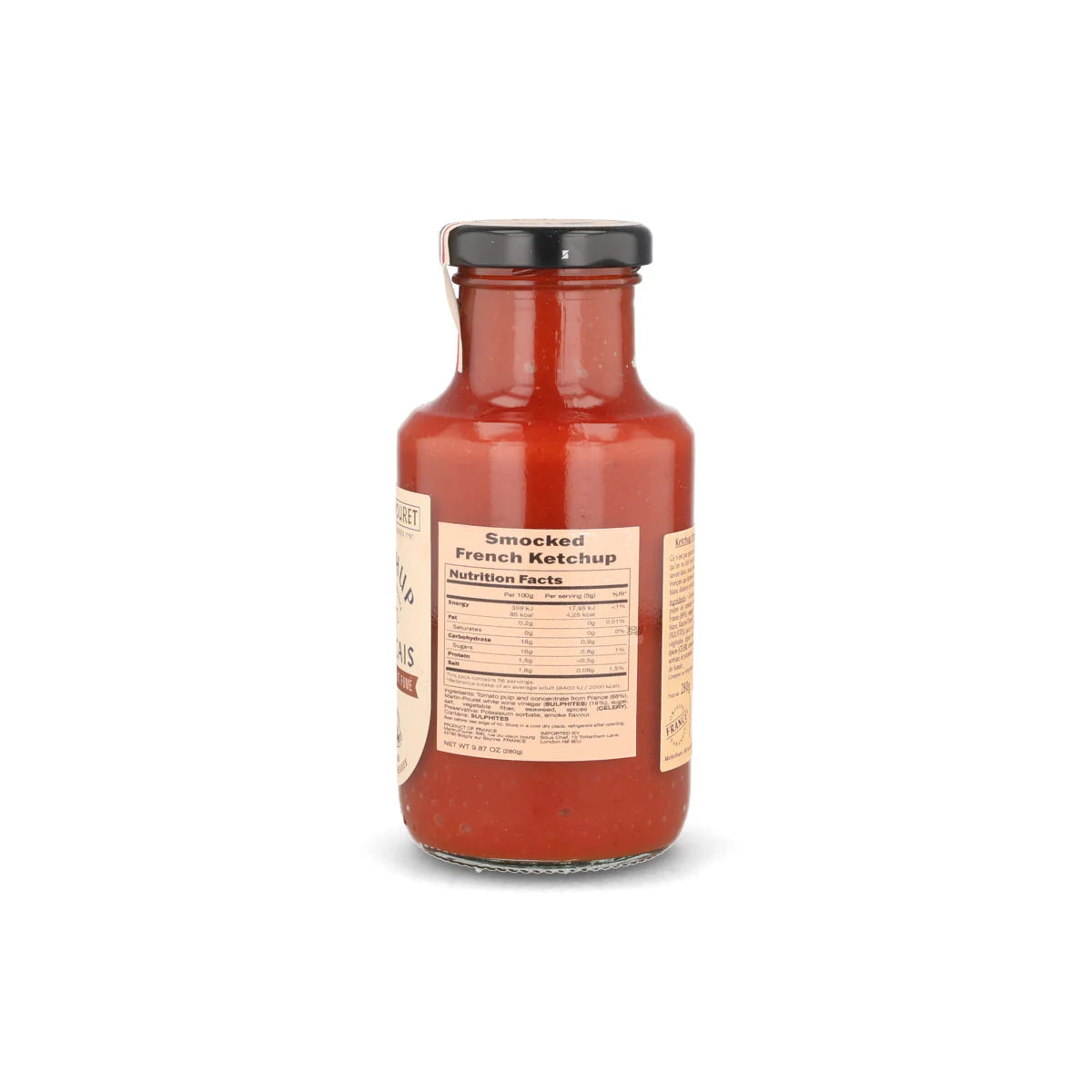 Le Subtilement Fumé Smoked French Ketchup, Martin Pouret, 280g - Pack of 2
