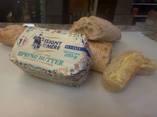 Isigny Ste Mère Grass-Fed Spring Butter with Sea Salt – 8.8 oz