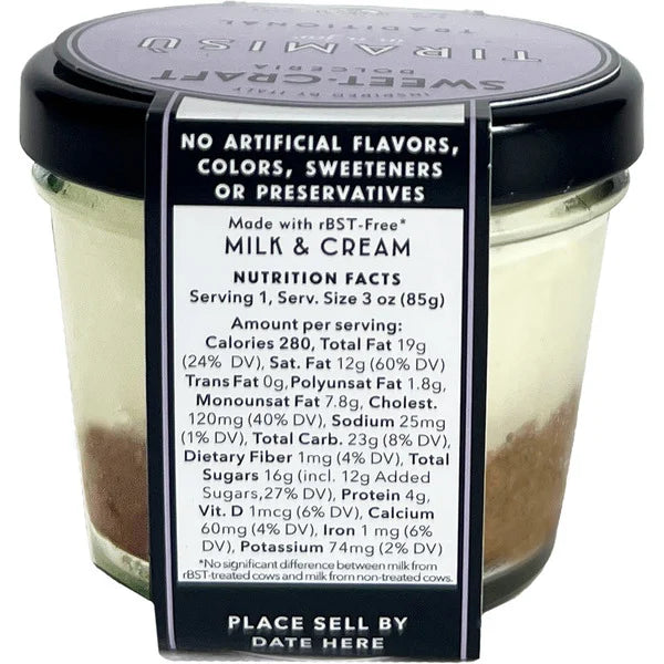 Sweet Craft Dolceria Tiramisu, 3 oz each - Pack of 12