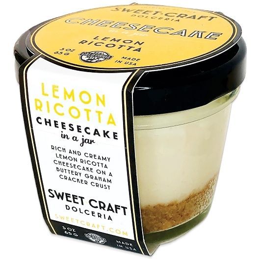 Sweet Craft Dolceria Lemon Ricotta Cheesecake, 3 oz each - Pack of 12