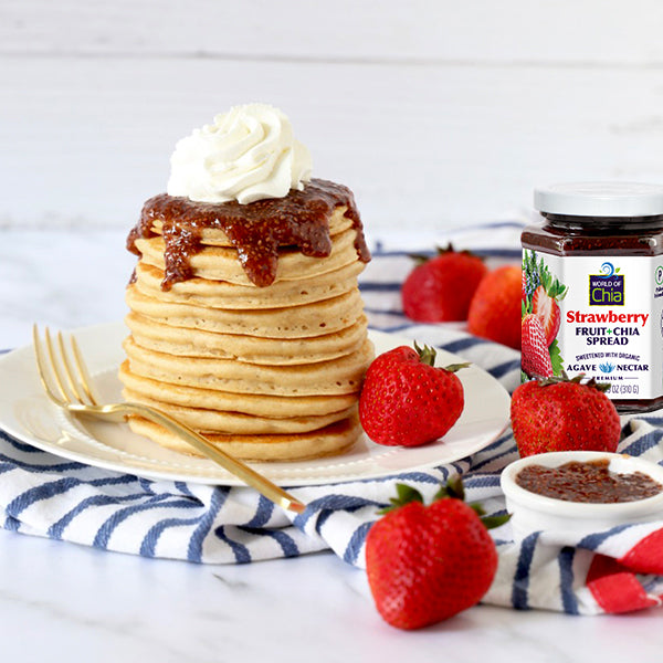 World of Chia Gourmet Variety Jam with Agave Nectar, No Added Pectin – Blackberry, Strawberry & Raspberry. Low Glycemic, Gluten-Free, Vegan, with Organic Chia Seeds, Chia Jelly - Pack of 3