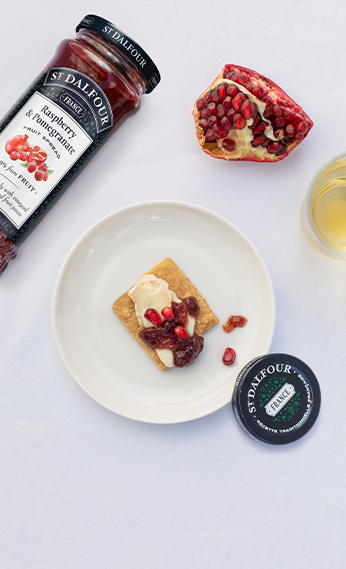 St. Dalfour Raspberry & Pomegranate Fruit Spread - 10oz - 100% from Fruit, No Artificial Ingredients, Non-GMO, No Cane Sugars, All Natural, Made in France - Pack of 2