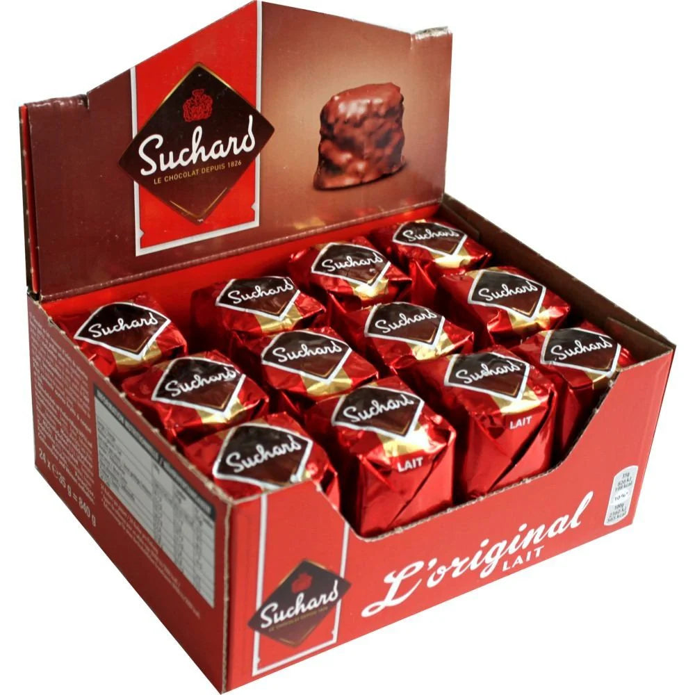 Suchard Rochers Milk Chocolate Case - 1.85 lb - 24 pieces