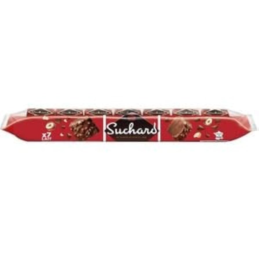 Suchard Rochers Milk Chocolate Au Lait Fourres Praline, 7 pieces