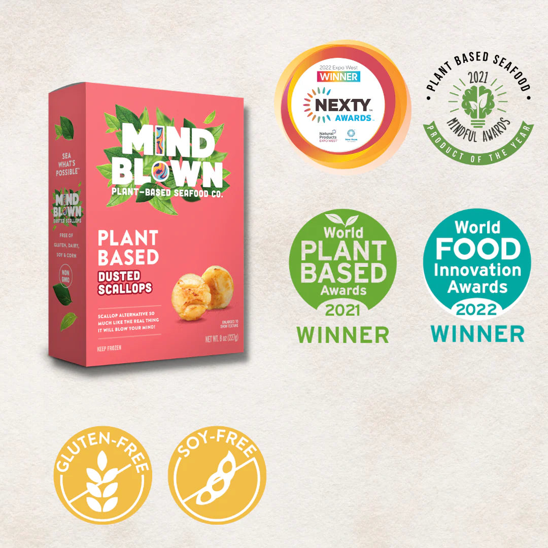 Mind Blown™ Plant Based Dusted Scallops - 8 oz