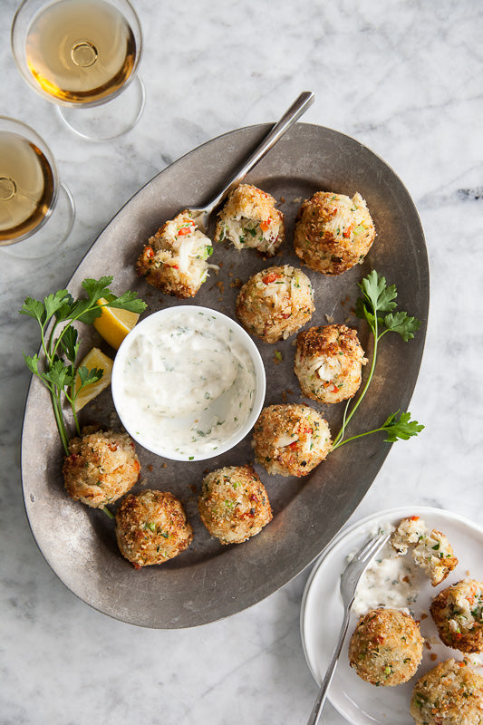 Plant Based Vegan Crab Cake Bite Poppers, 2 lb - 6/Case