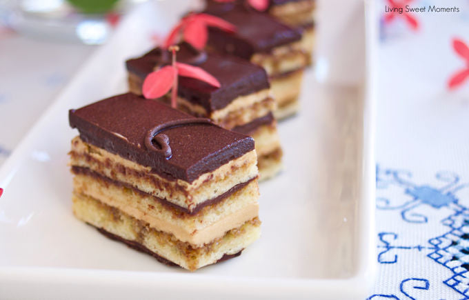 French Opera Cake Individual Serving - Includes 2