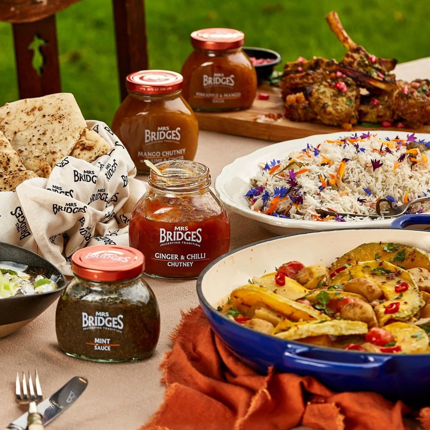 Mrs Bridges Triple Marmalade Juco Bag, Made in Scotland - Pack of 3