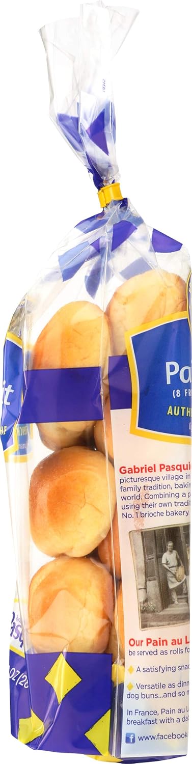Brioche Pasquier - Authentic French Brioche Pain au Lait Sweet Milk Rolls, 9.9 oz