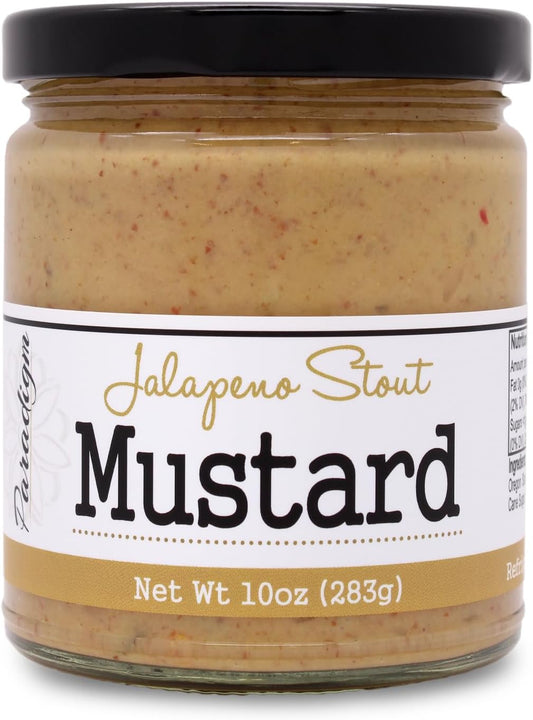 Paradigm Foodworks Jalapeno Stout Mustard, 10 oz - Pack of 2