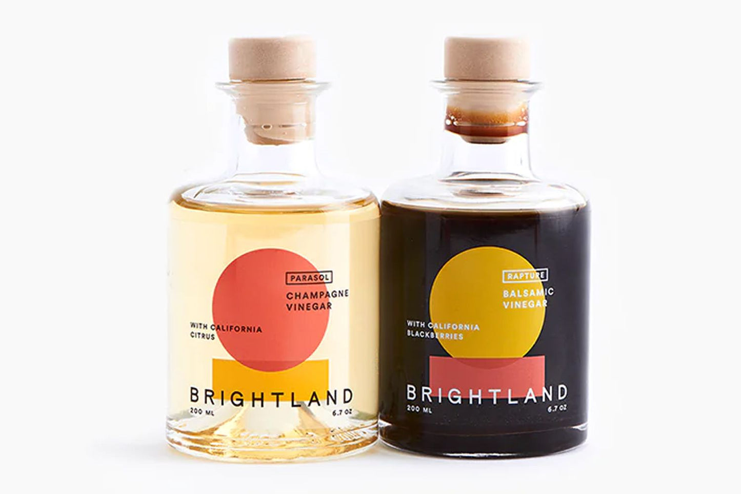 Brightland The Pair, Balsamic Vinegar & Champagne Vinegar Duo