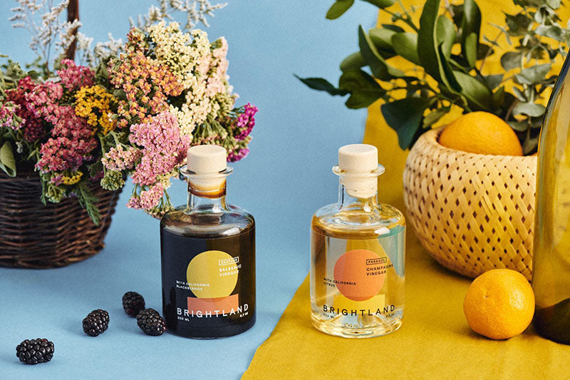 Brightland The Pair, Balsamic Vinegar & Champagne Vinegar Duo
