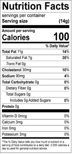 Butterball Farms Butter Salted Premium Balls -3 lb -3 Per Case