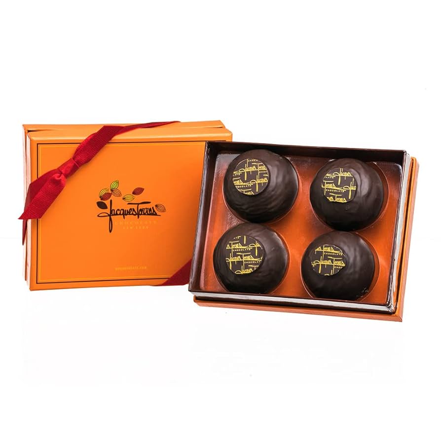 Jacque's Classic Hot Chocolate Bombs Gift Box of 4