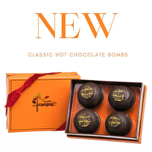 Jacque's Classic Hot Chocolate Bombs Gift Box of 4