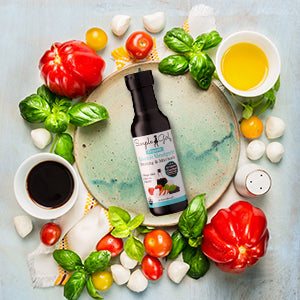 Simple Girl Organic Balsamic Vinaigrette Sugar Free Salad Dressing - 12 oz - Certified Organic - Kosher - Gluten Free - Vegan - Carb Free - Fat Free - Low Calorie Diet Friendly - Pack of 2
