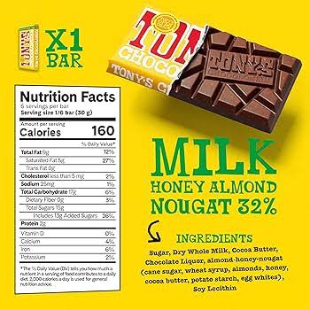 Tony’s Chocolonely Super Duper Milk Chocolate Halloween Candy Bar Bundle, Milk & White Chocolate With Sea Salt, Caramel, Pretzel Toffee, Almond, Hazelnut, Quality Fairtrade Cocoa, 6 Bars