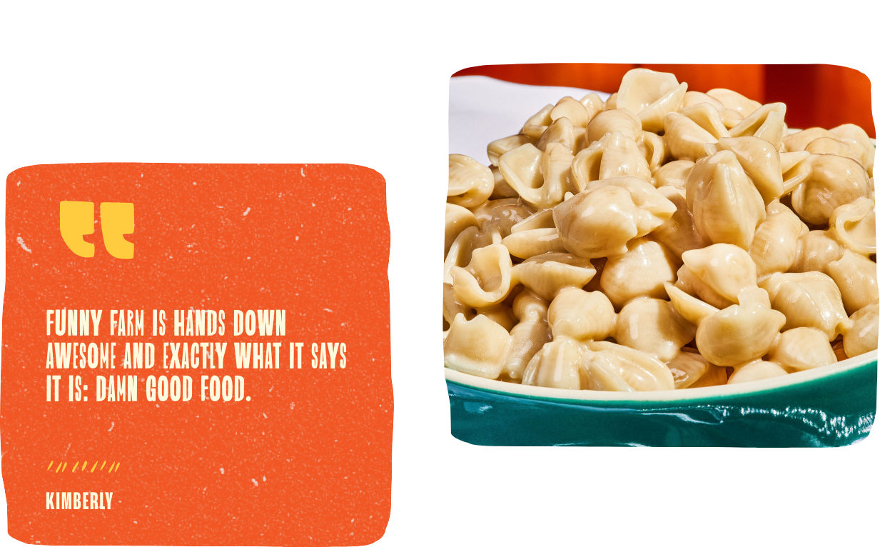 Funny Farm A2 Milk Macaroni and Cheese Pasta with White Cheddar Cheese Flavor - Goat Cheese Mac and Cheese Dinner Bundle - Pack of 8