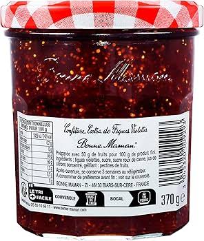 Bonne Maman Figues Violettes - French Purple Fig Jam, 13 oz