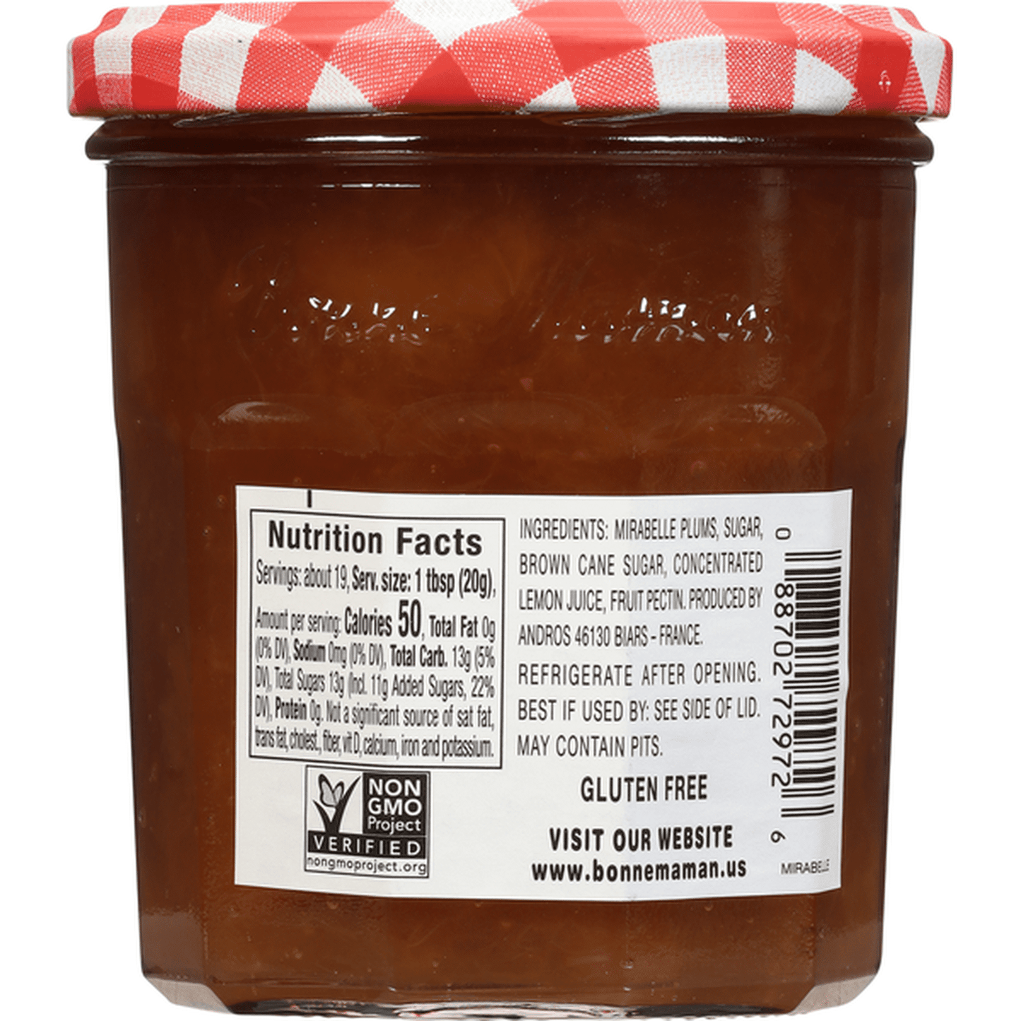 Bonne Maman Golden Plum Mirabelle Preserves, 13 oz