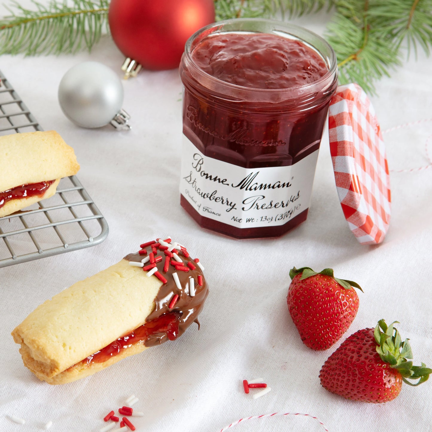 Bonne Maman Fruit Bonne Maman Preserves, Variety - Strawberry, Cherry, Apricot, 13 oz - Pack of 3