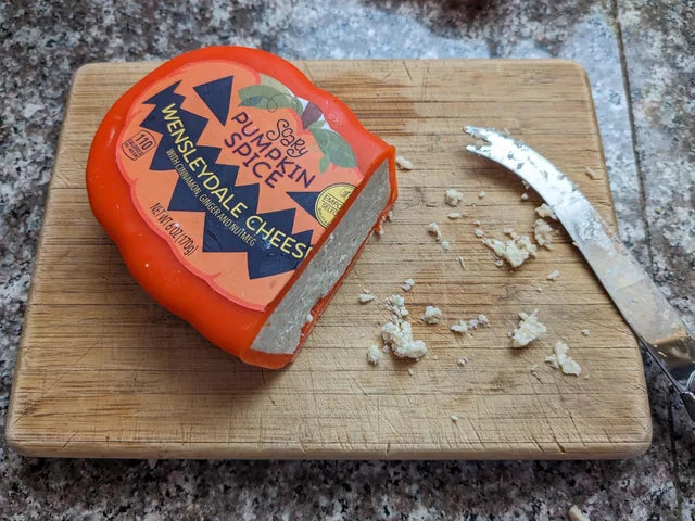 Somerdale Wensleydale Creamy Pumpkin Spice Cheese — 5.3 oz