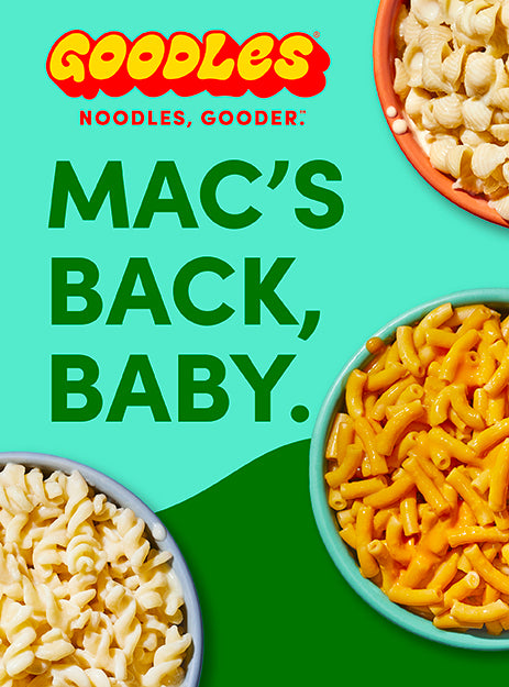 Goodles Mac & Cheese Assortment - Pack of 12 - 21 Nutrients and Made w/REAL Cheese!
