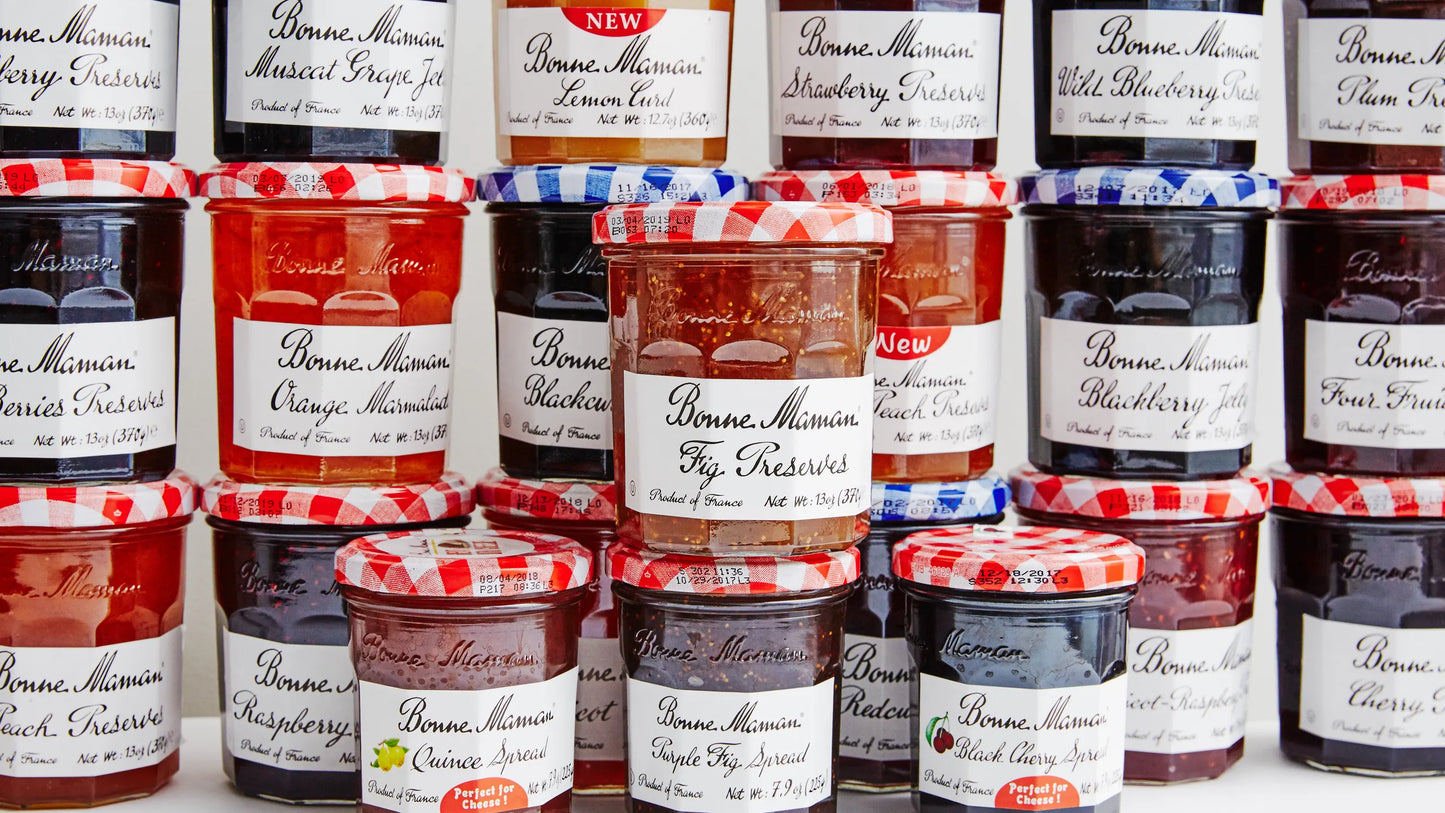 Bonne Maman Fruit Bonne Maman Preserves, Variety - Strawberry, Cherry, Apricot, 13 oz - Pack of 3