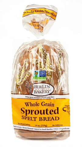 Whole Grain Sprouted Spelt Bread - 6/Case