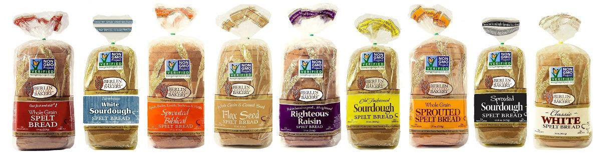 Whole Grain Sprouted Spelt Bread - 6/Case