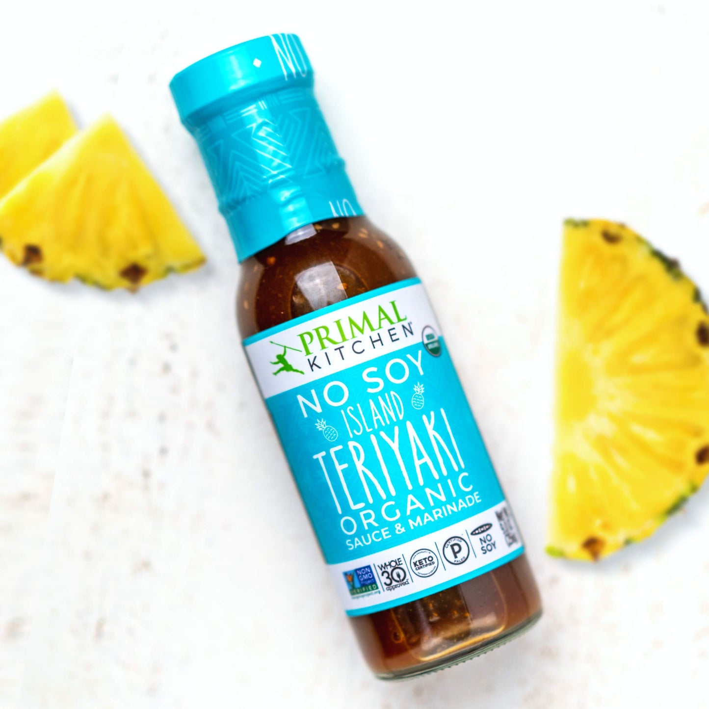 Primal Kitchen No Soy Teriyaki Sauce Variety -  Includes 1 Island Teriyaki & 1 Original Teriyaki