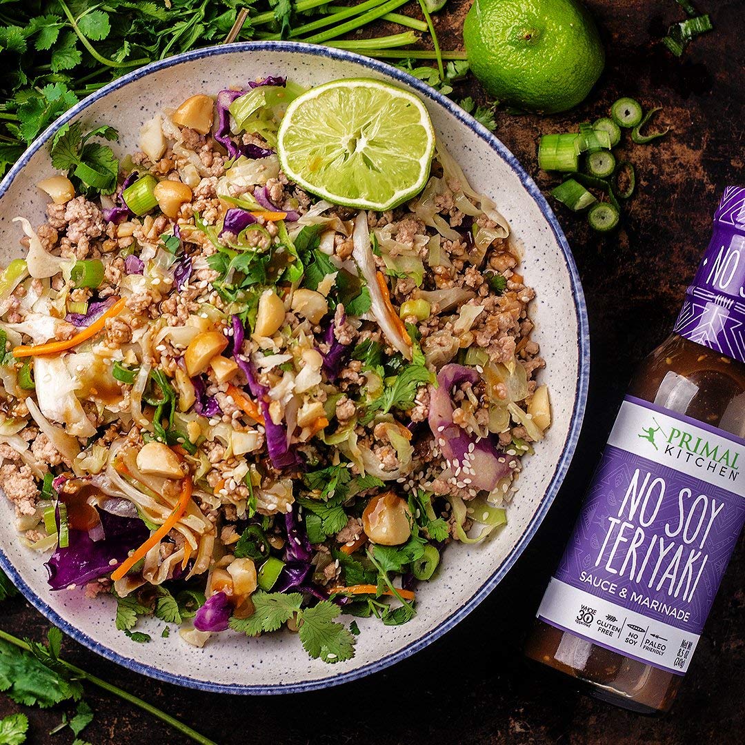 Primal Kitchen No Soy Teriyaki Sauce Variety -  Includes 1 Island Teriyaki & 1 Original Teriyaki