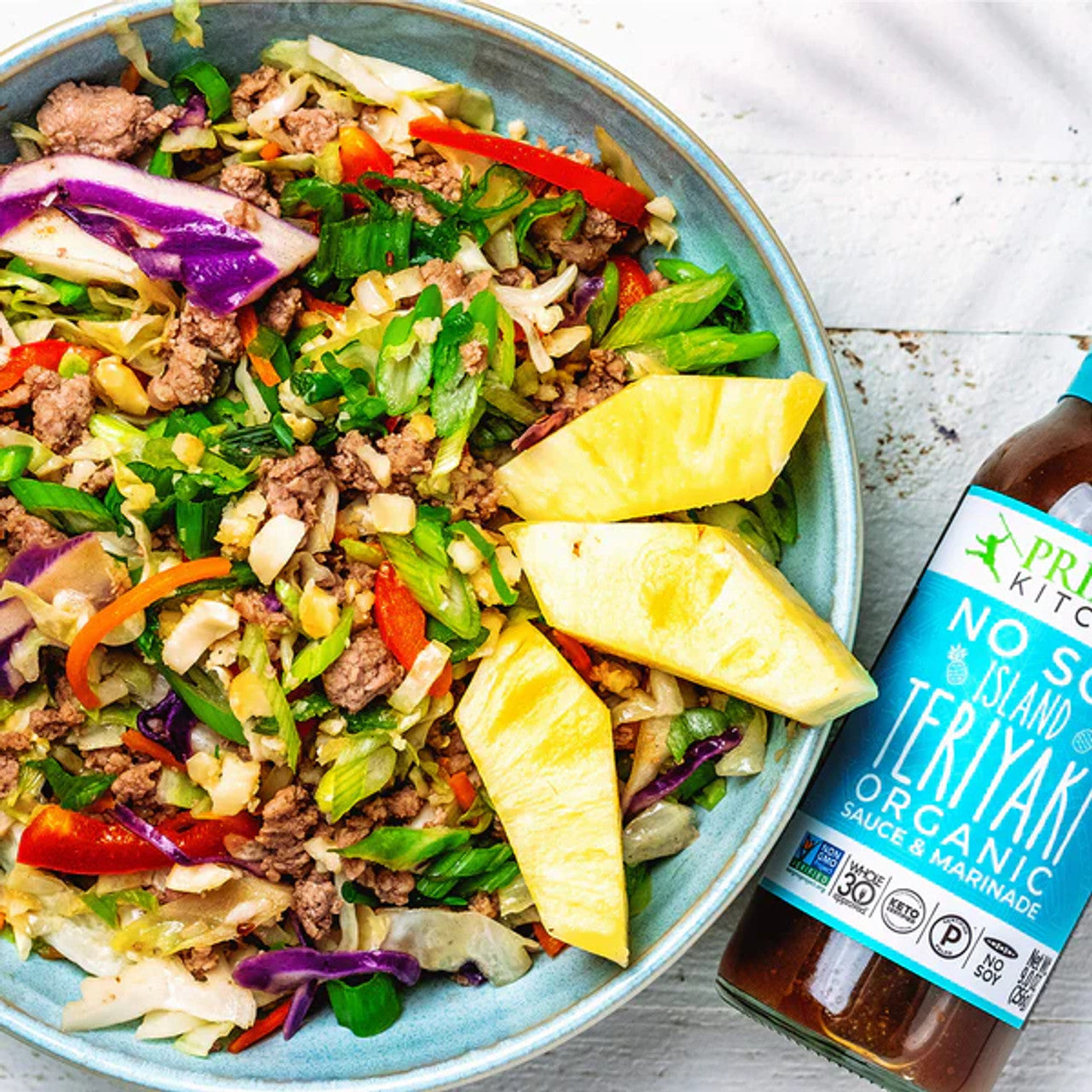 Primal Kitchen No Soy Teriyaki Sauce Variety -  Includes 1 Island Teriyaki & 1 Original Teriyaki