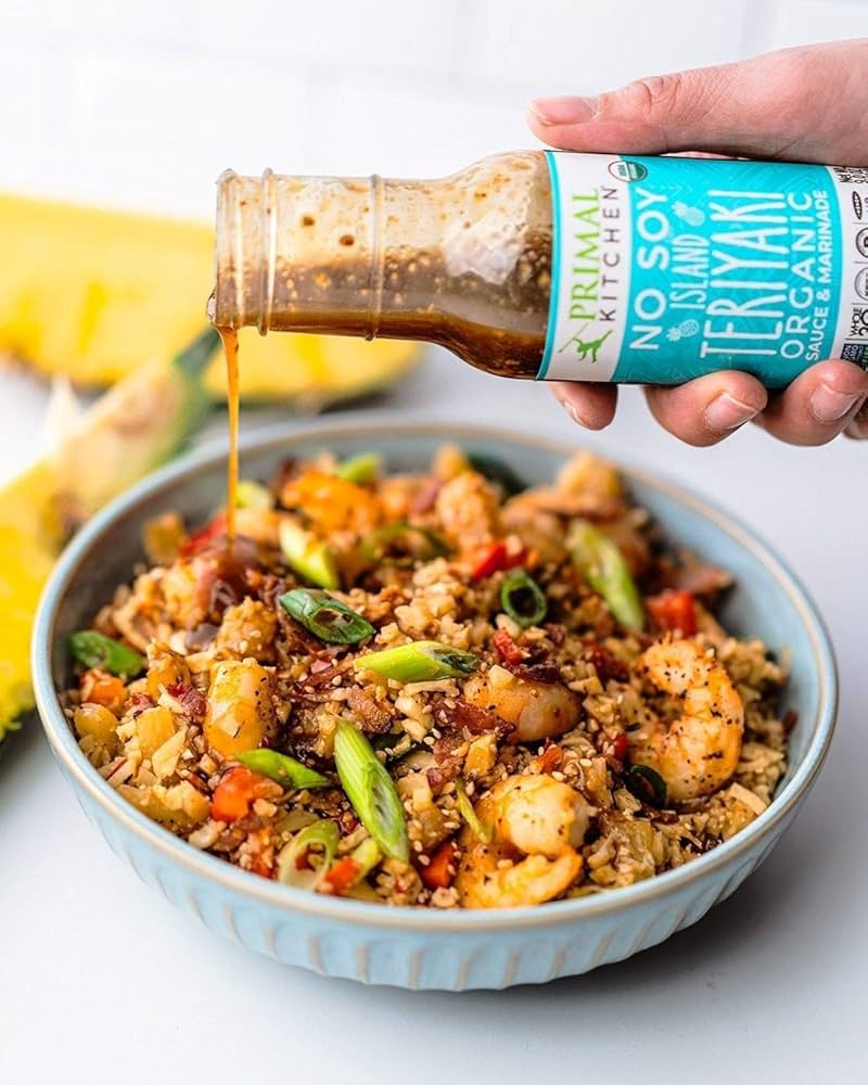 Primal Kitchen No Soy Teriyaki Sauce Variety -  Includes 1 Island Teriyaki & 1 Original Teriyaki