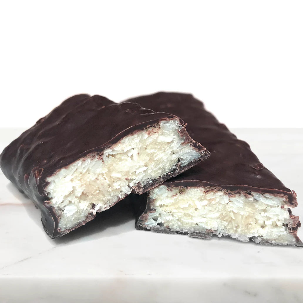 Dr. Kellyann Keto Collagen Fiber Bar - Coconut Dipped Chocolate - includes 12 bars - High Fiber, Low Carbs - Gluten Free