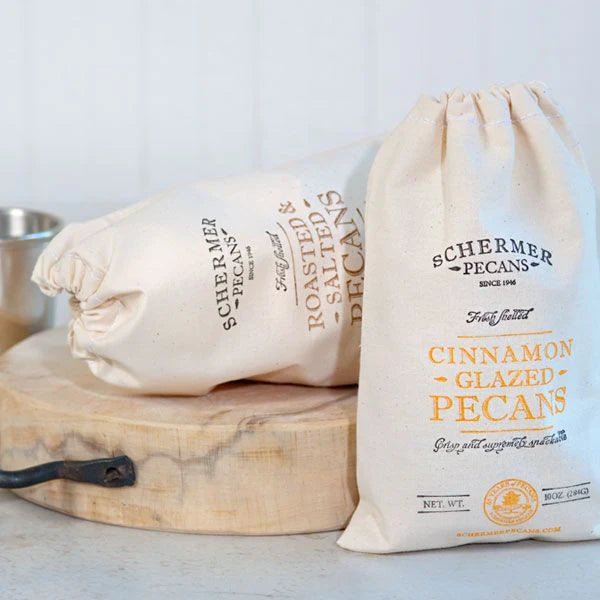 Cocktail Collection, Roasted & Salted and Cinnamon Glazed 10 oz each -Schermer Pecans