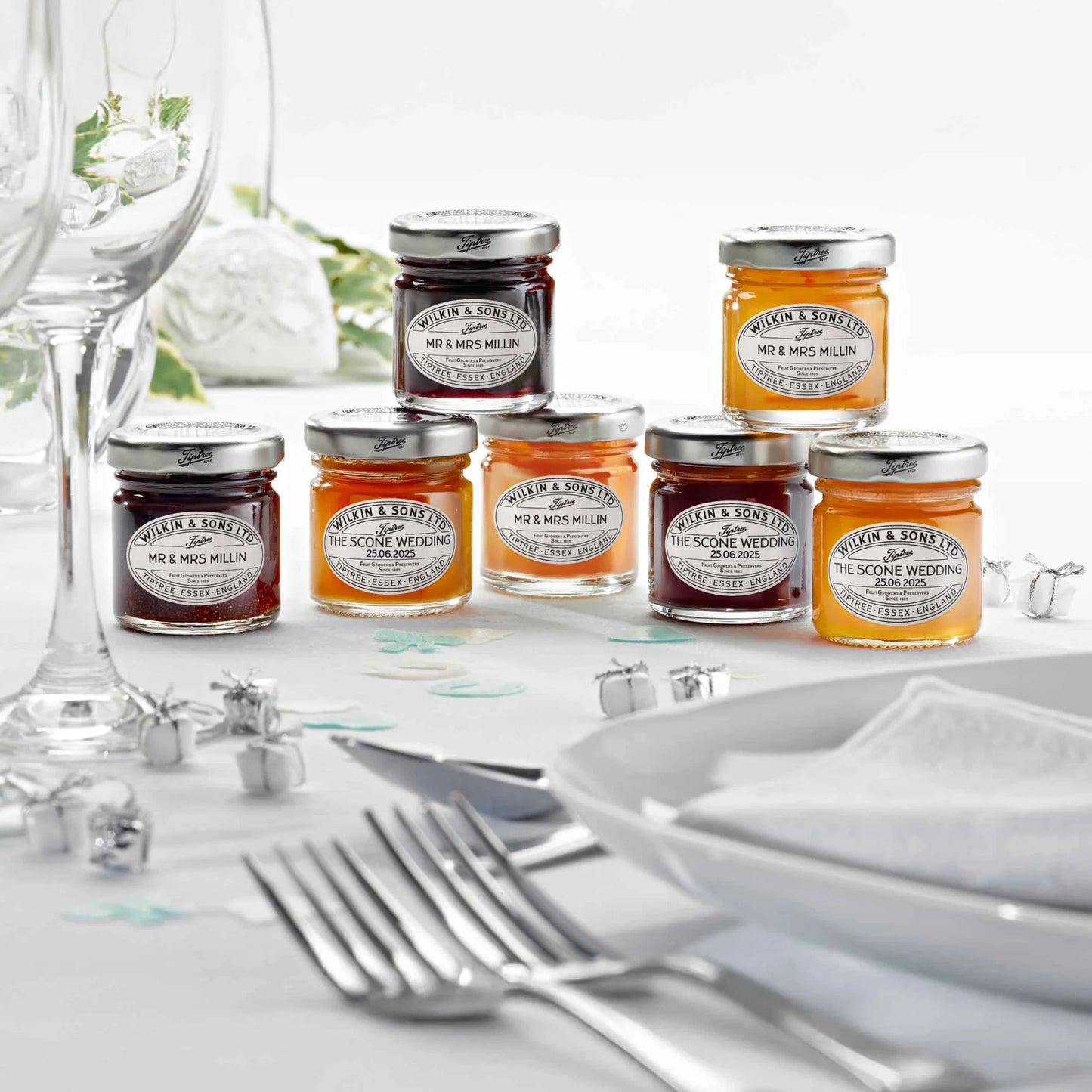 Tiptree Jam Tasting Selection, Pack of 12 x 42g