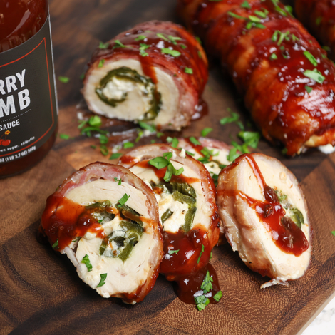PS Seasoning Cherry Bomb - Door County Cherry BBQ Sauce - Gluten Free - All-Purpose Marinade, Glaze, Baste, and Dip
