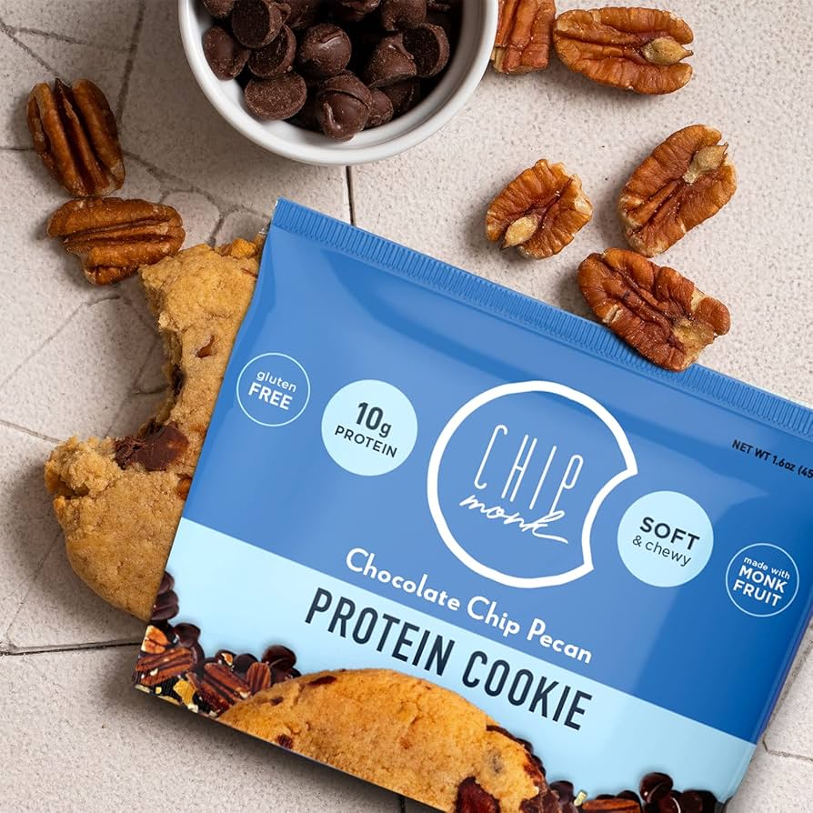 ChipMonk Keto Cookies - Variety Pack - Low Carb Keto Snacks - Gluten-Free, High Fat, Low Sugar, Ketogenic Sweet Snack Foods, Healthy Macro Nutrition Treats - Pack of 6
