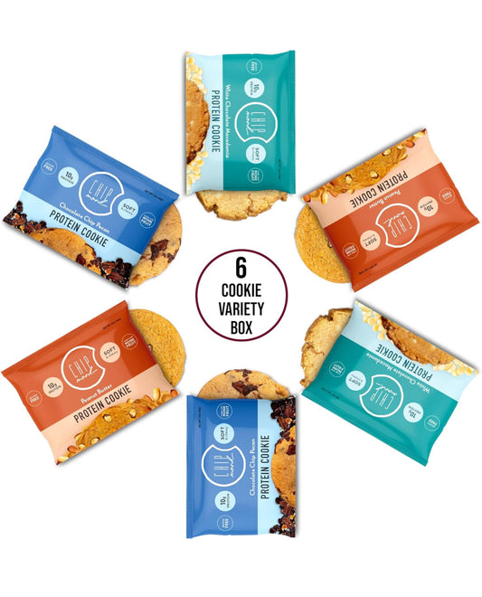 ChipMonk Keto Cookies - Variety Pack - Low Carb Keto Snacks - Gluten-Free, High Fat, Low Sugar, Ketogenic Sweet Snack Foods, Healthy Macro Nutrition Treats - Pack of 6