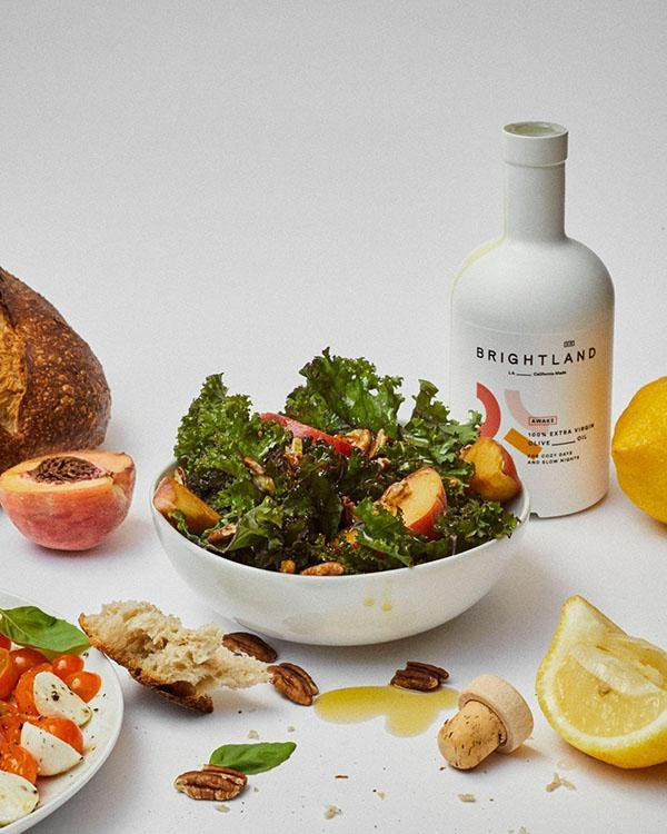 Brightland The Duo Extra Virgin Olive Oils - Cold-Pressed Made with Early-Harvest Arbequina and Arbosana Olives - 12.7oz - Pack of 2