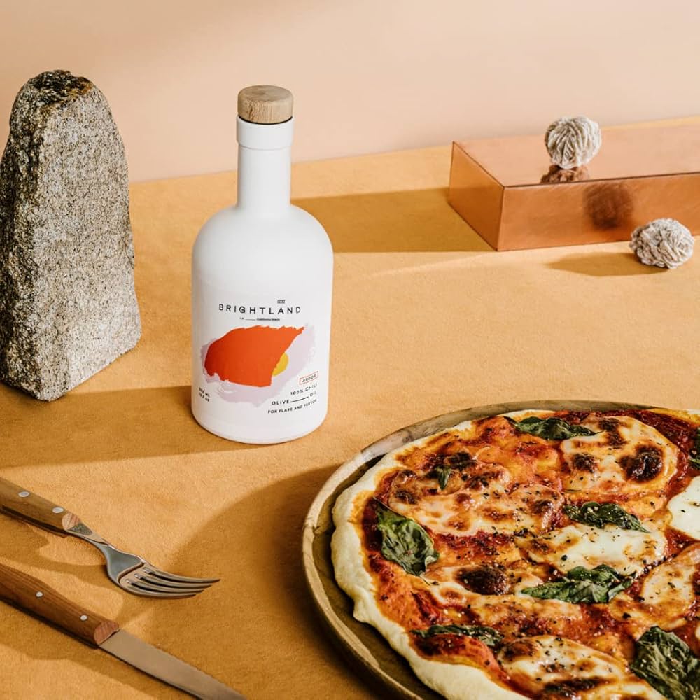 Brightland The Duo Extra Virgin Olive Oils - Cold-Pressed Made with Early-Harvest Arbequina and Arbosana Olives - 12.7oz - Pack of 2