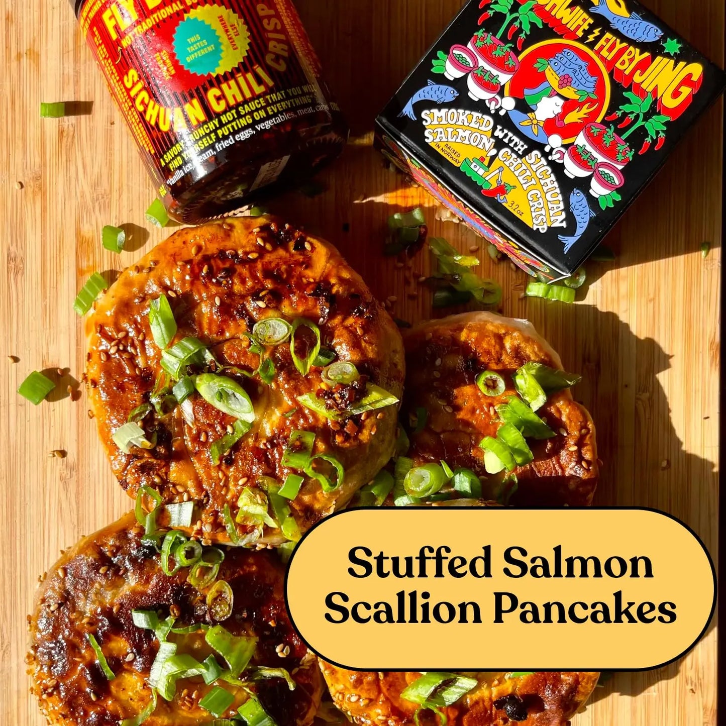 Fishwife Spicy Hot Trio (FBJ Salmon, Mackerel, Sardines with Hot Pepper) Gluten Free, High Protein, Omega-3s | Wild-Caught and Hand-Packed - Pack of 3